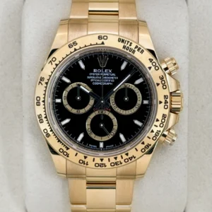 NEW 2026 Rolex Daytona 40mm 126508 18K Yellow Gold Black Dial
