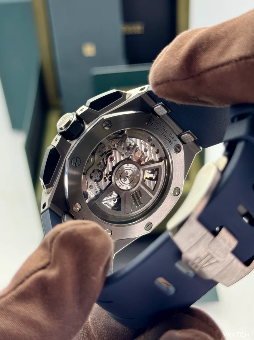 2022 Audemars Piguet Royal Oak Offshore 43mm 26420TI Titanium Blue Dial - Image 3
