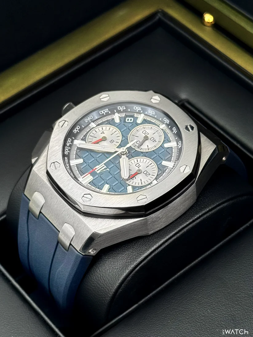 2022 Audemars Piguet Royal Oak Offshore 43mm 26420TI Titanium Blue Dial - Image 5