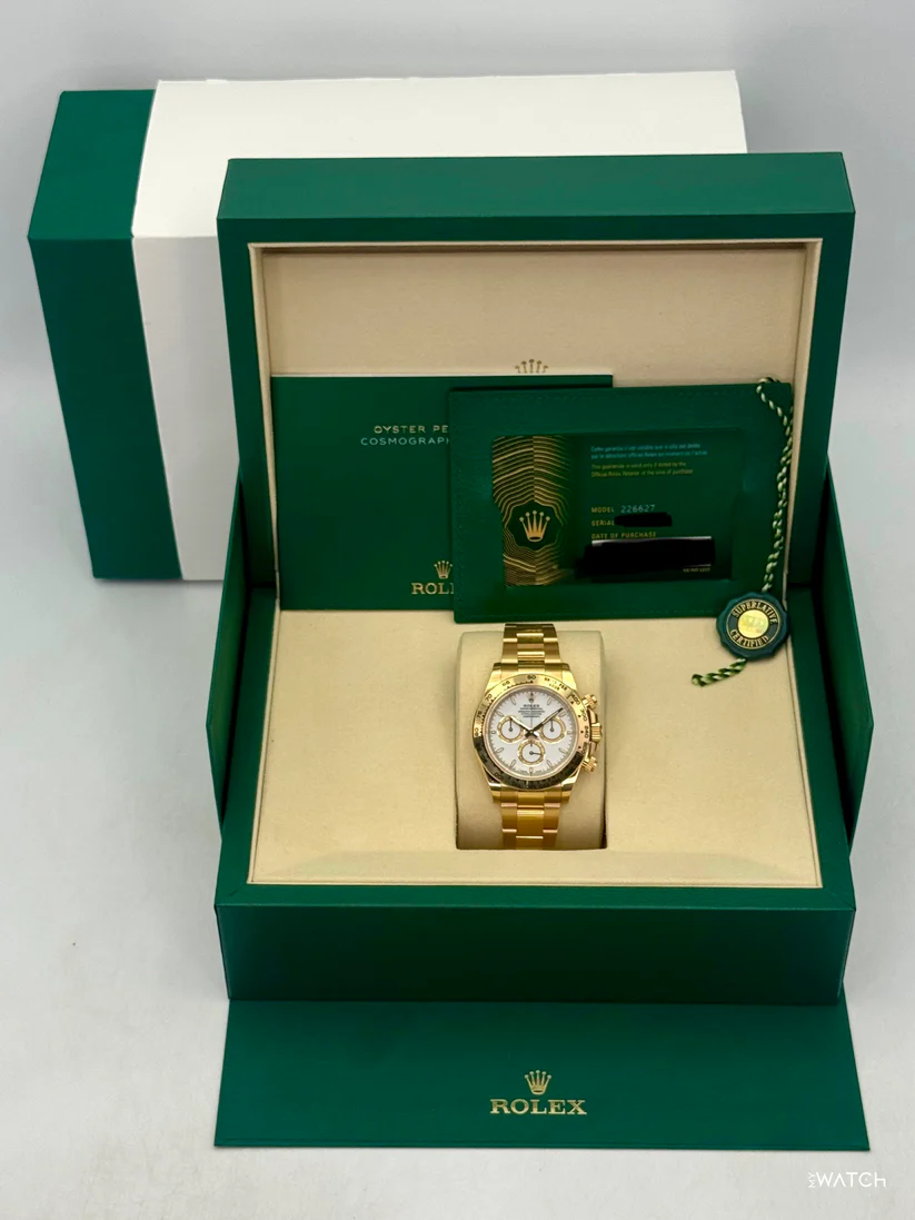 NEW 2026 Rolex Daytona 40mm 126508 18K Yellow Gold White Dial - Image 3