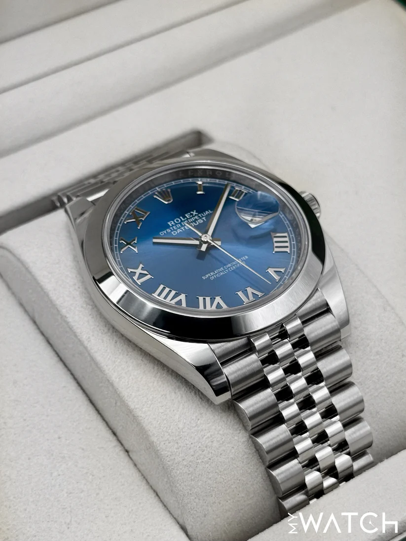 NEW 2026 Rolex Datejust 41mm 126300 Stainless Steel Jubilee Blue Roman Numeral Dial - Image 6