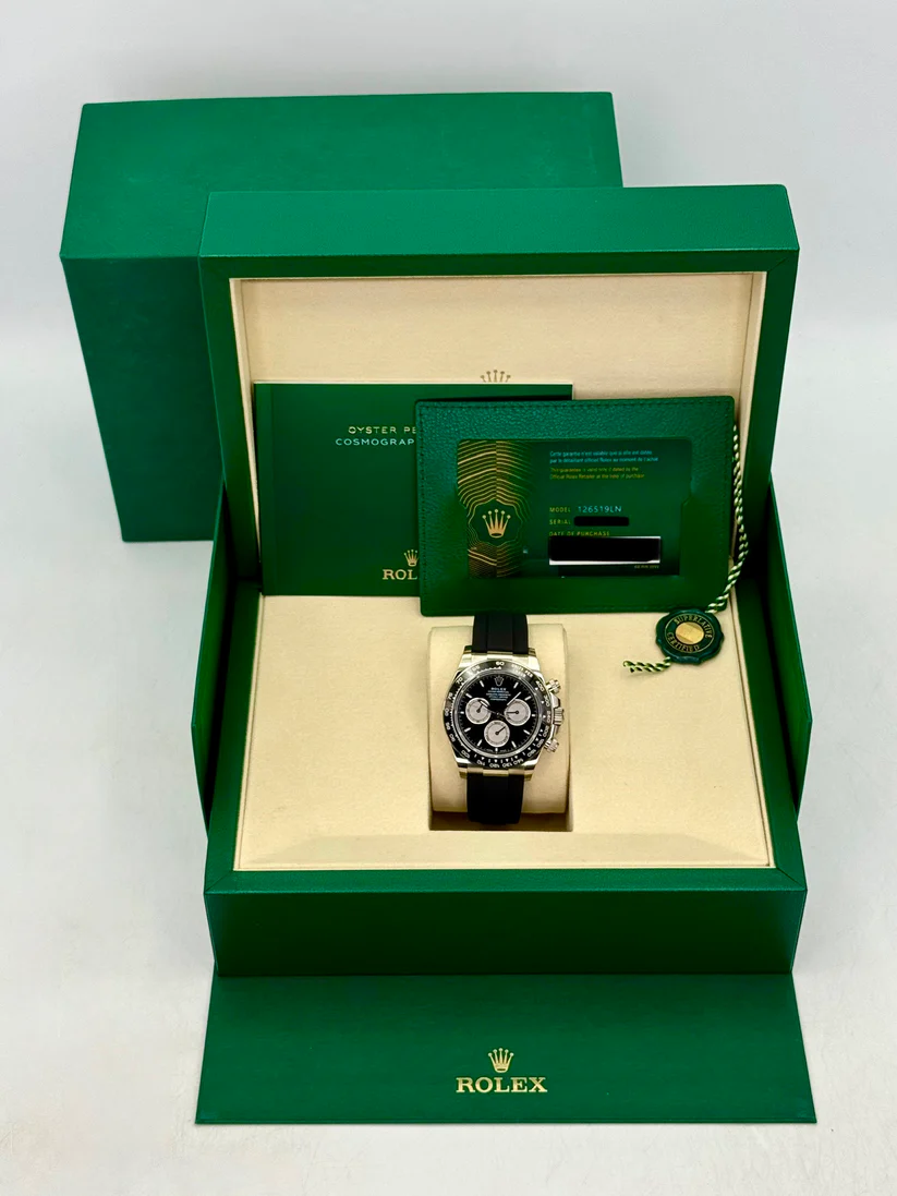 NEW 2026 Rolex Daytona "Baby Le Mans" 40mm 126519LN White Gold Black Dial - Image 3