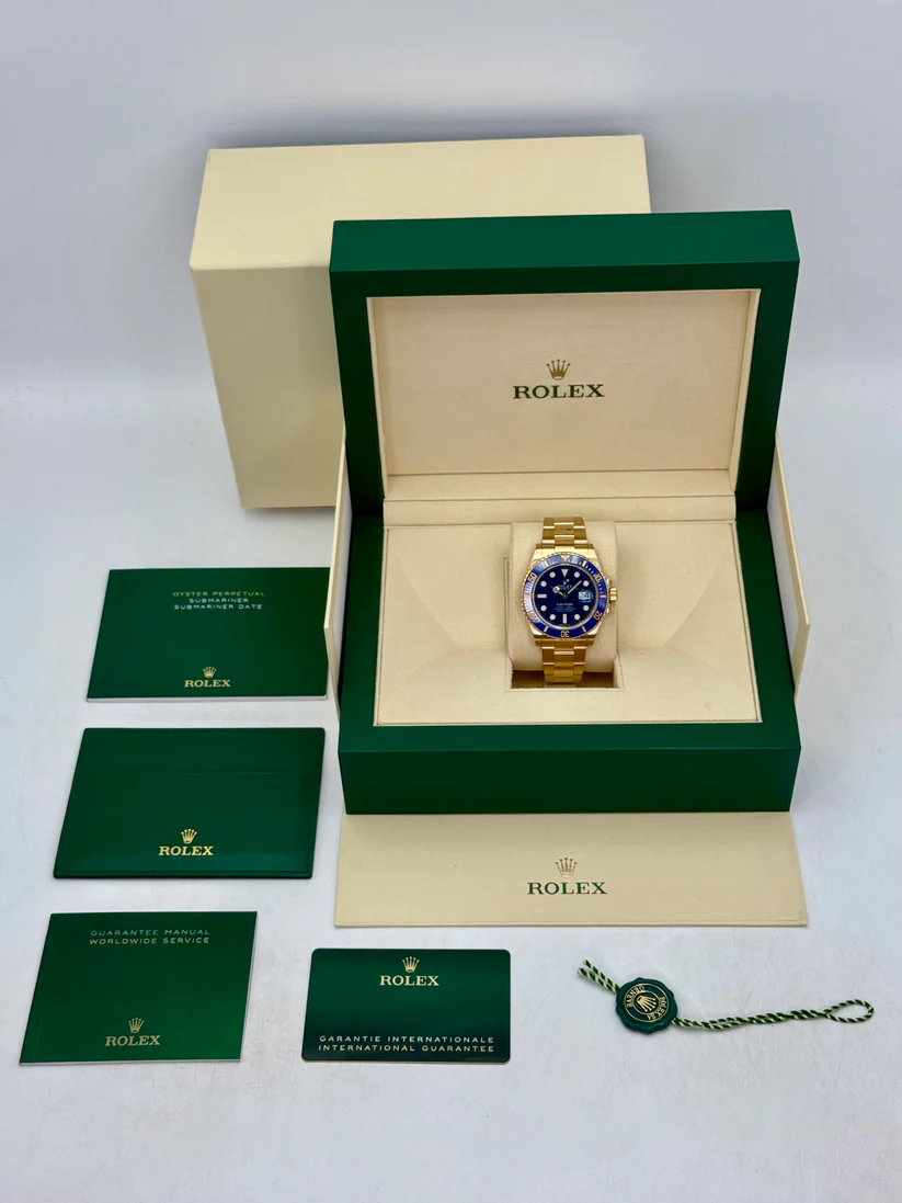 2022 Rolex Submariner "Bluesy" 41mm 126618LB Yellow Gold Blue Dial - Image 2