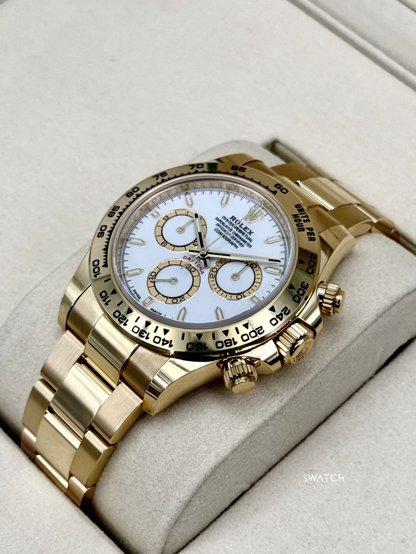 NEW 2026 Rolex Daytona 40mm 126508 18K Yellow Gold White Dial - Image 7