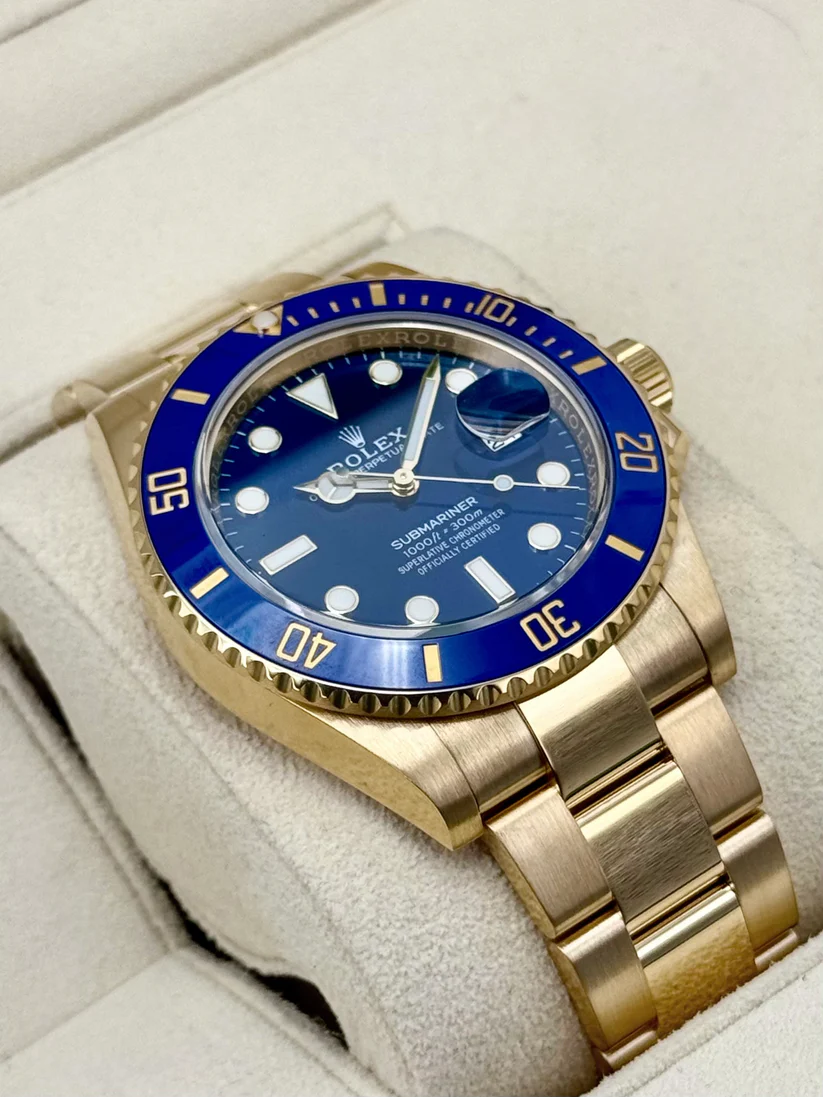 2022 Rolex Submariner "Bluesy" 41mm 126618LB Yellow Gold Blue Dial - Image 6