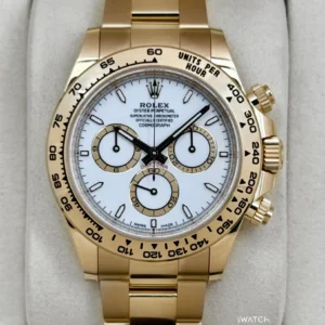 NEW 2026 Rolex Daytona 40mm 126508 18K Yellow Gold White Dial